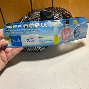 Blue Snorkeling Mask